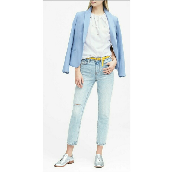 BRAND NEW WITH TAGS! BANANA REPUBLIC PEARL EMBELLISHED LINEN TOP - Picture 3 of 15